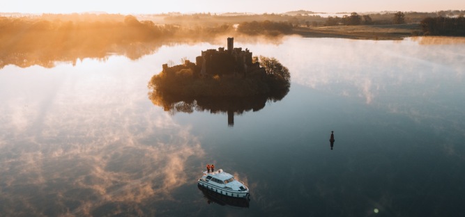 Boat on a lake