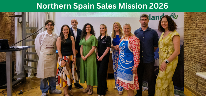 Tourism Ireland stand at Sales Mission