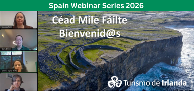 Tourism Ireland webinar screenshot