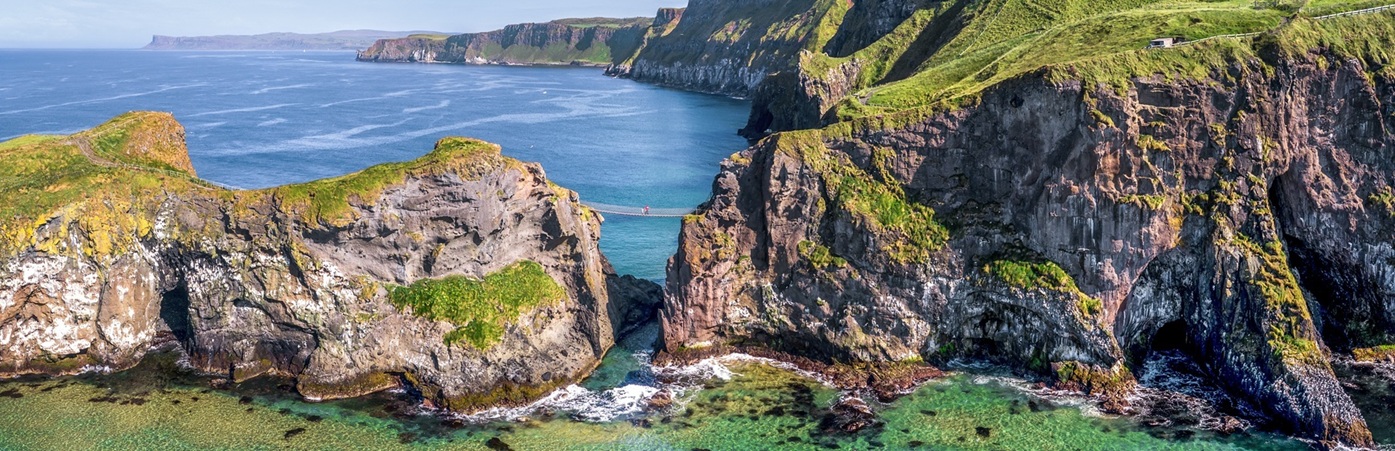 Rope Bridge over water