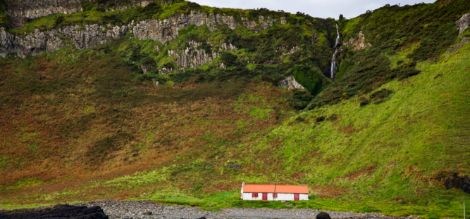 Vue de la Chaussée des Géants, Irlande du Nord