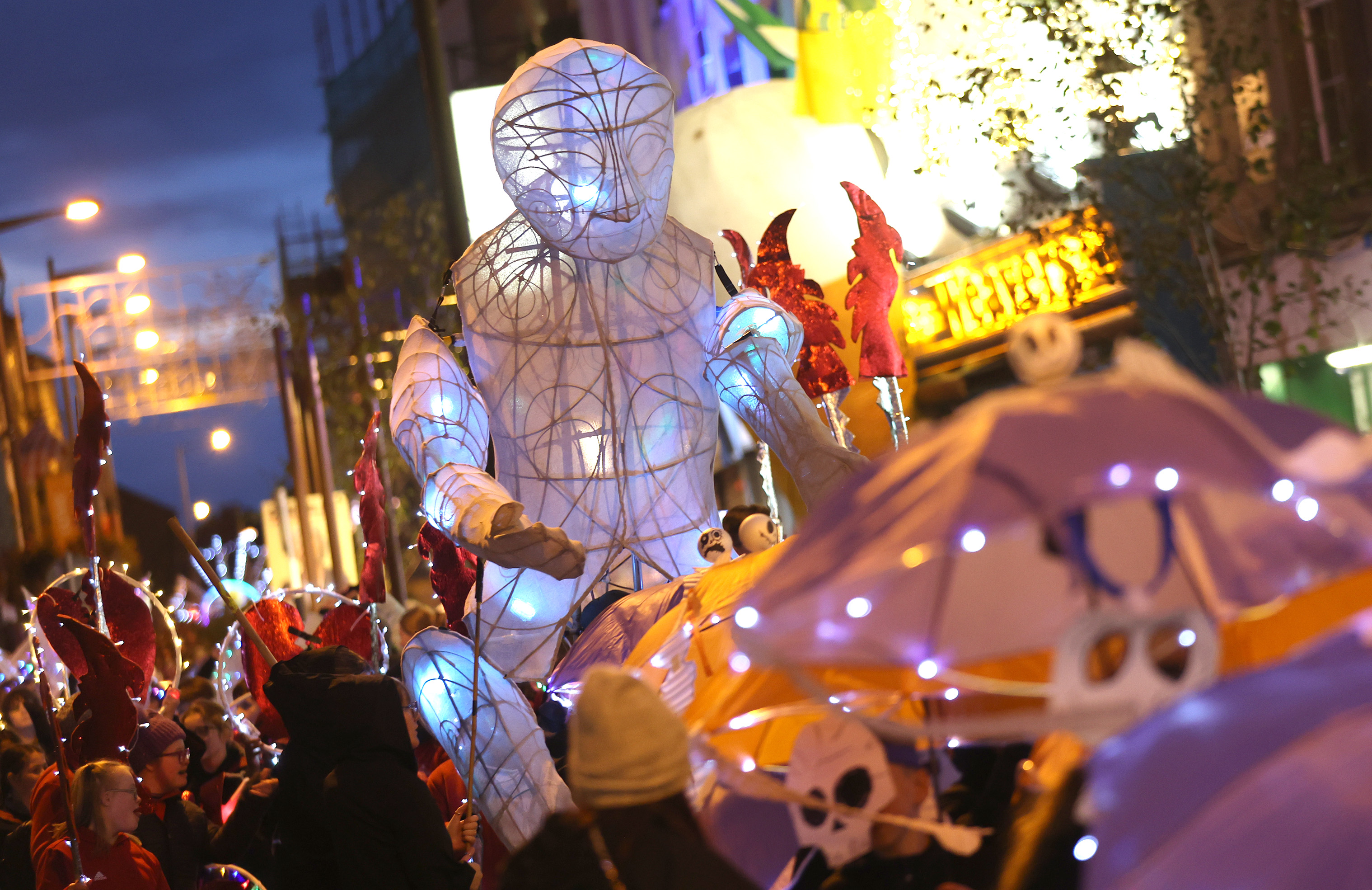 2025, Lú Festival of Light, Spooky Parade, Drogheda, Co Louth