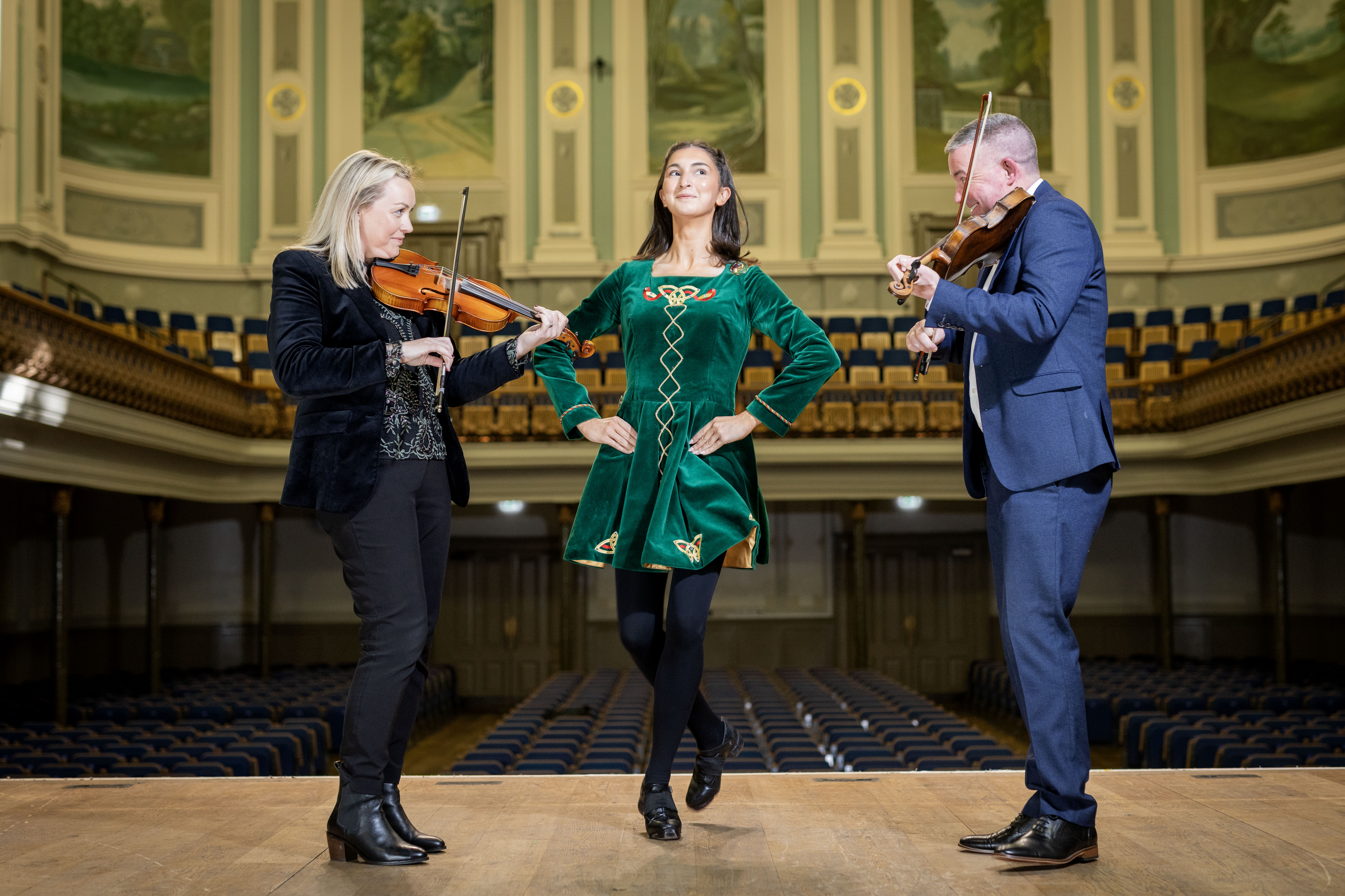 Ards CCE on Ulster Hall stage Image of Ards CCE on Ulster Hall stage