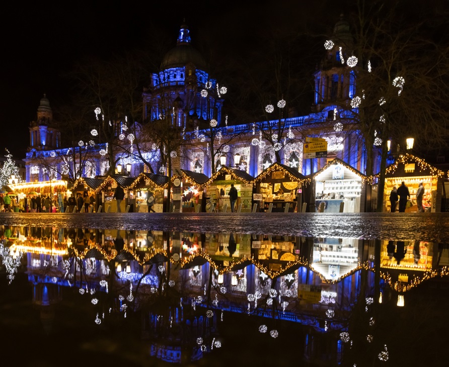 Belfast Christmas Market ©Bernie Brown BR Mercado navideño de Belfast