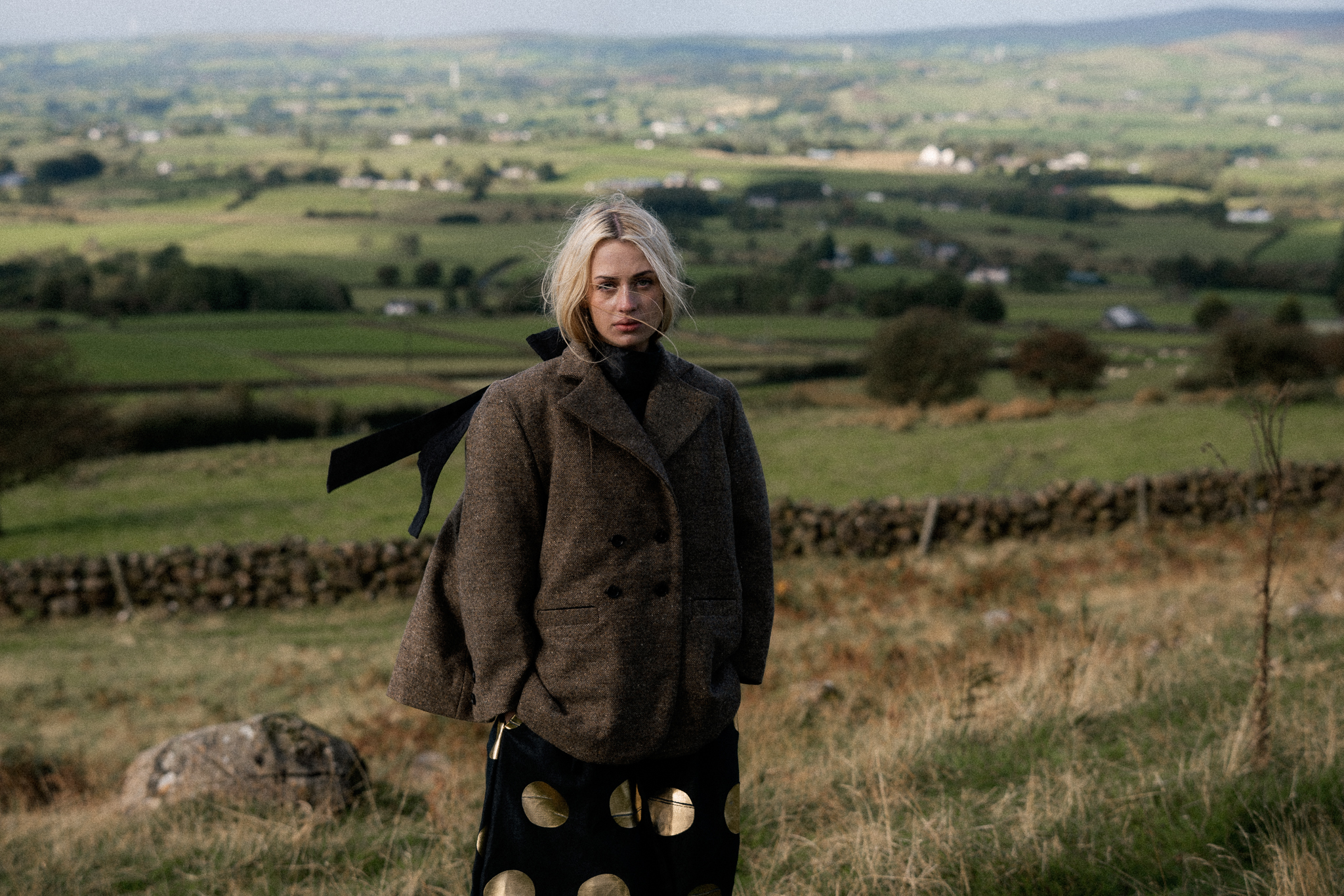 Image of Brown Tweed Jacket by Kindred of Ireland. Tweed by Molloy & Sons.