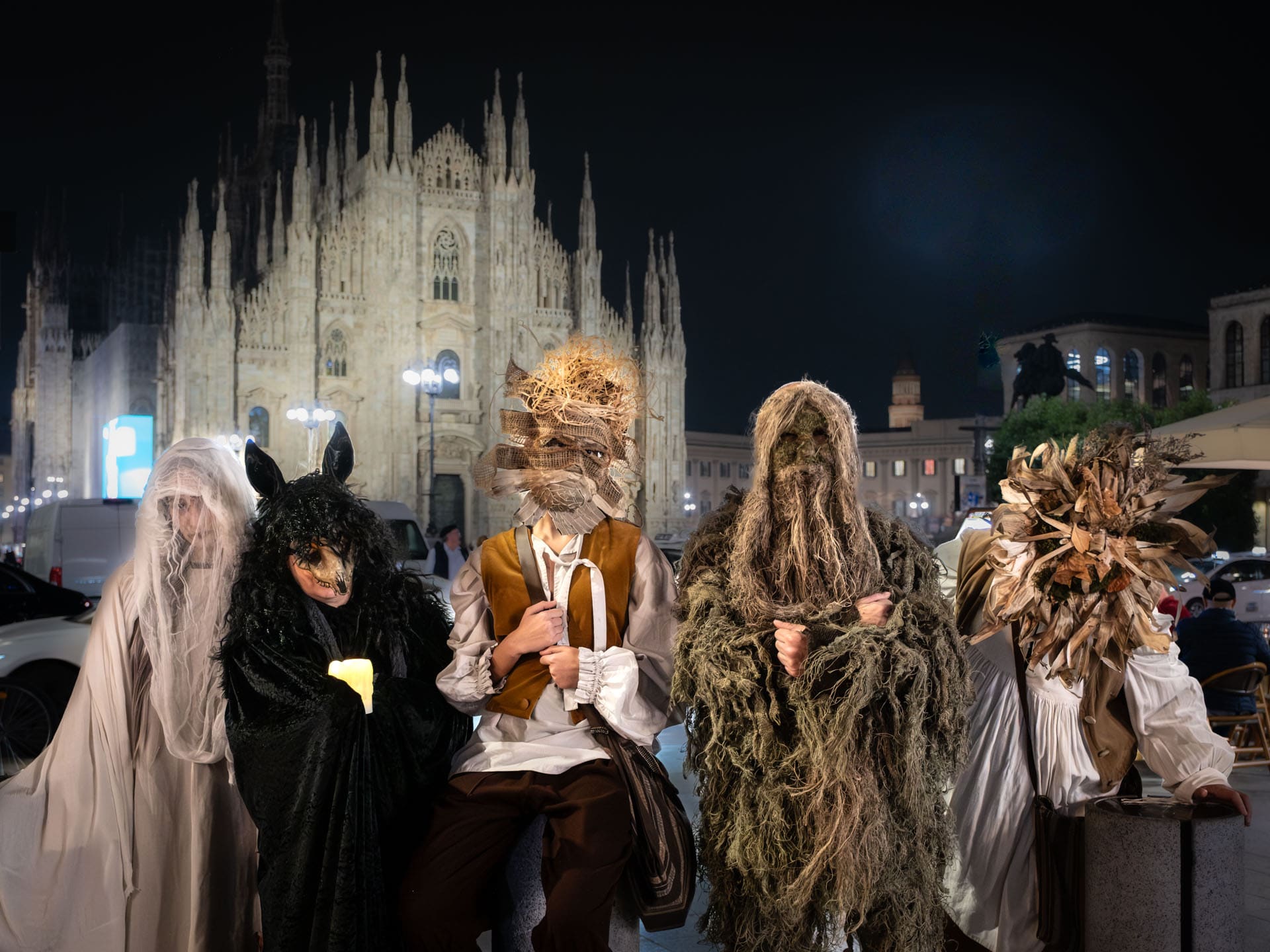 Cinque spiriti irlandesi in piazza del Duomo