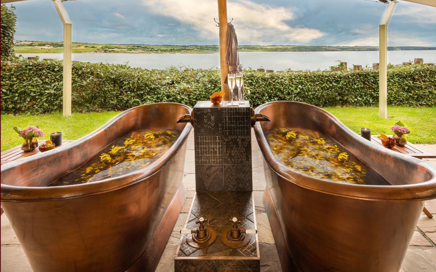 Cliff House Sontuoso bagno irlandese alle alghe vista oceano