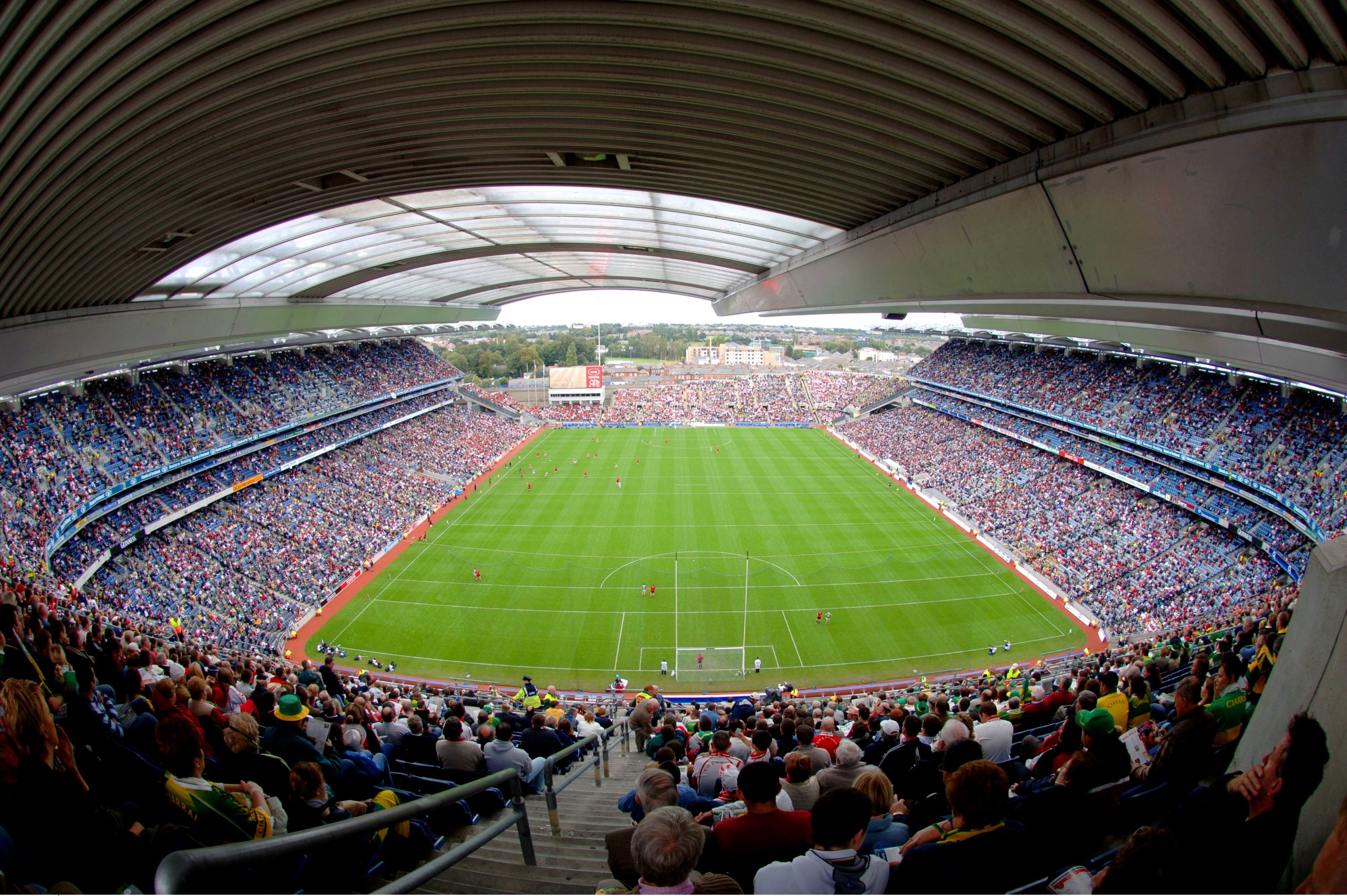 Croke Park Stadium, Dublin Das Croke Park-Stadion in Dublin bei voller Auslastung