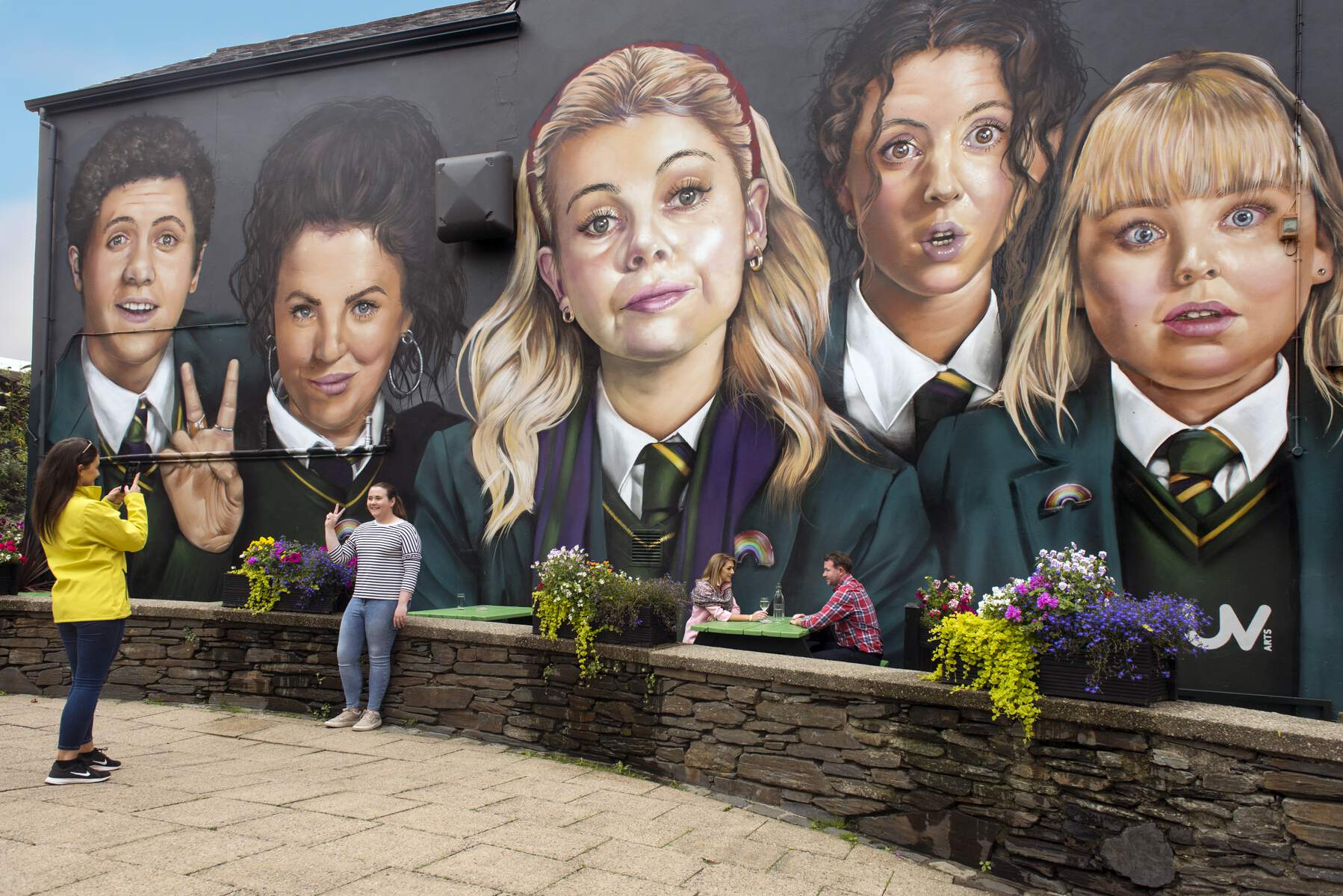 Derry Girls Mural, Derry~Londonderry