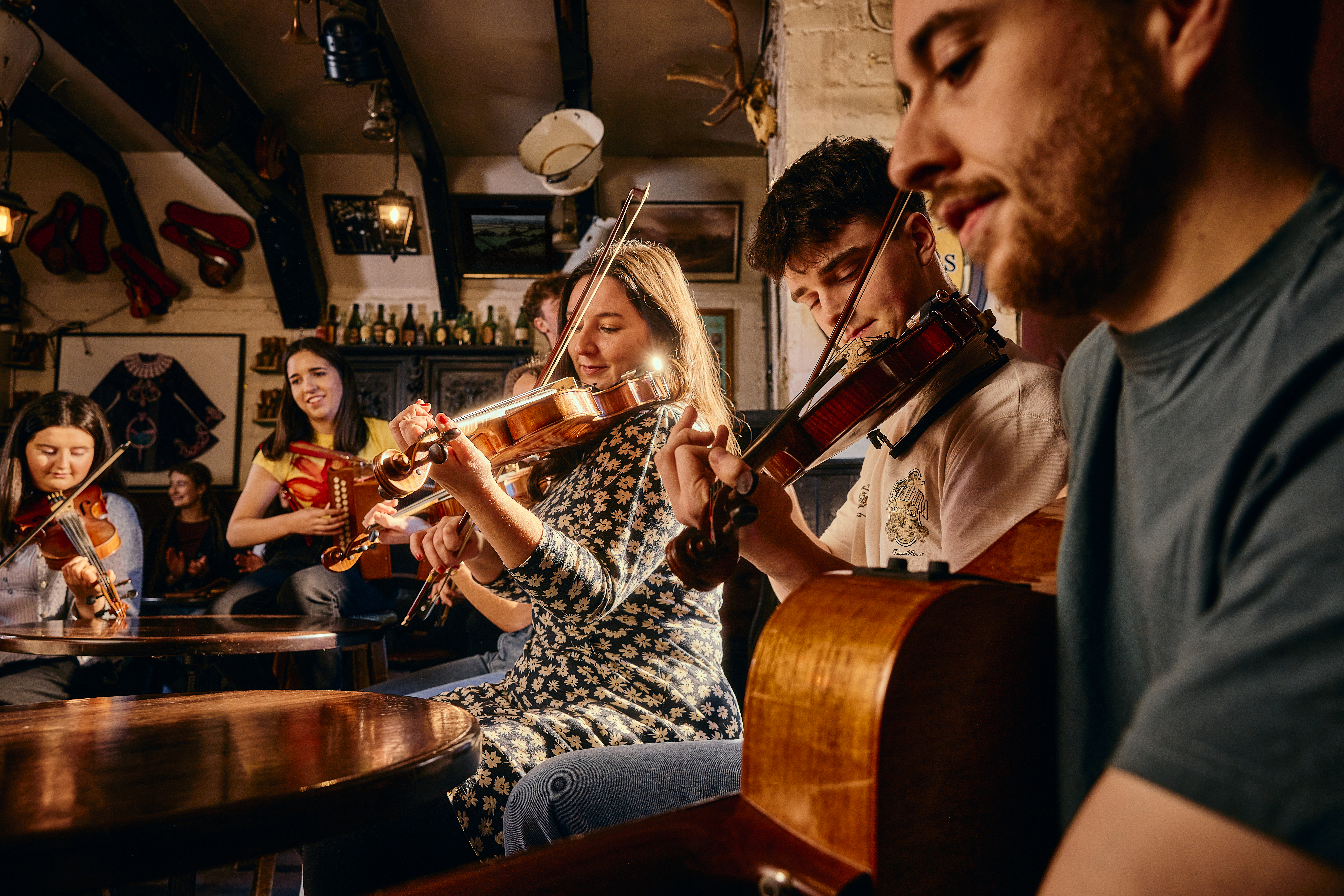 Image of Fleadh - Kelly's Cellars with Ards CCE group (Chris Heaney), Belfast