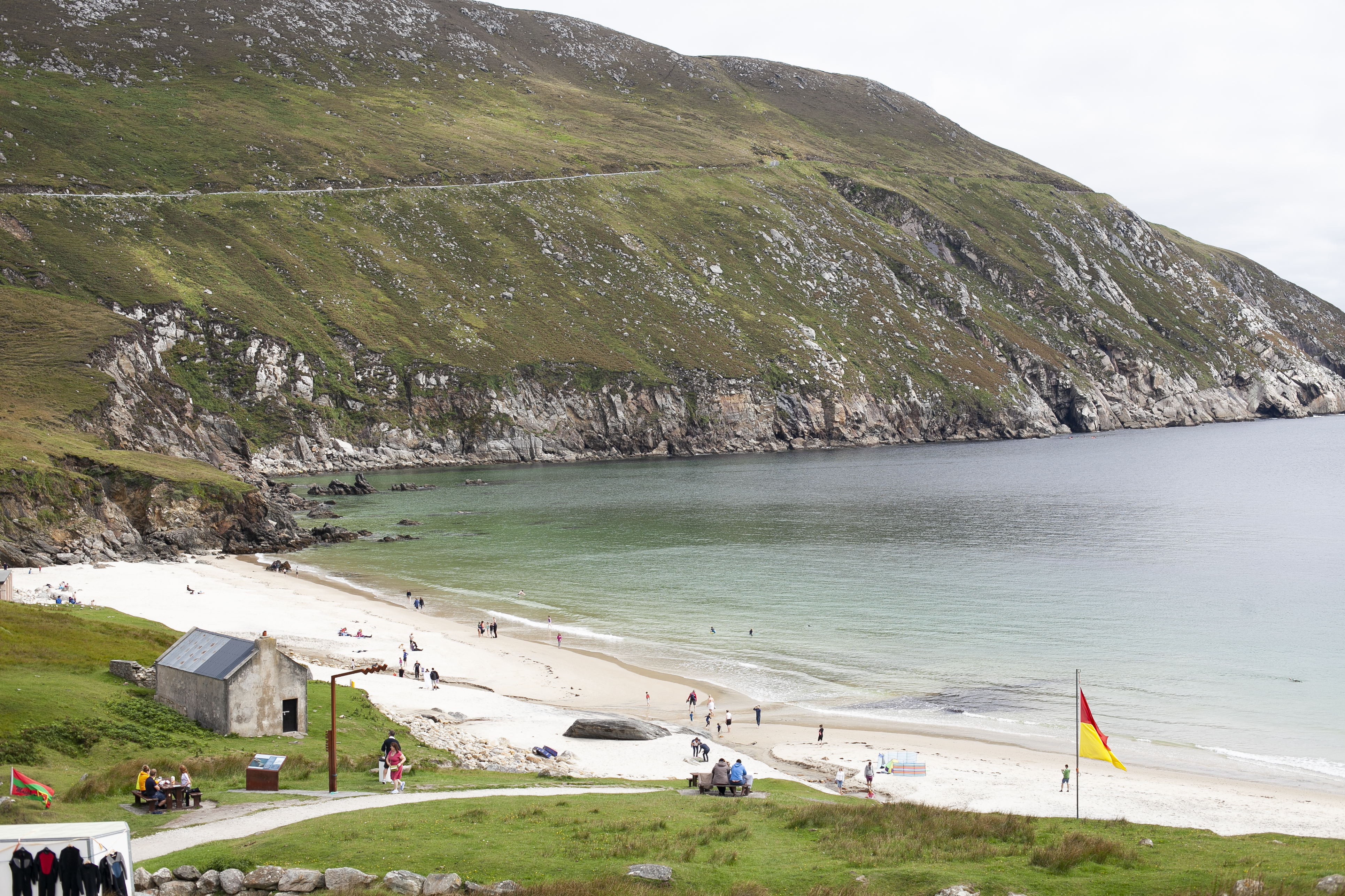 Der Strand von Keem Bay auf Achill Island 