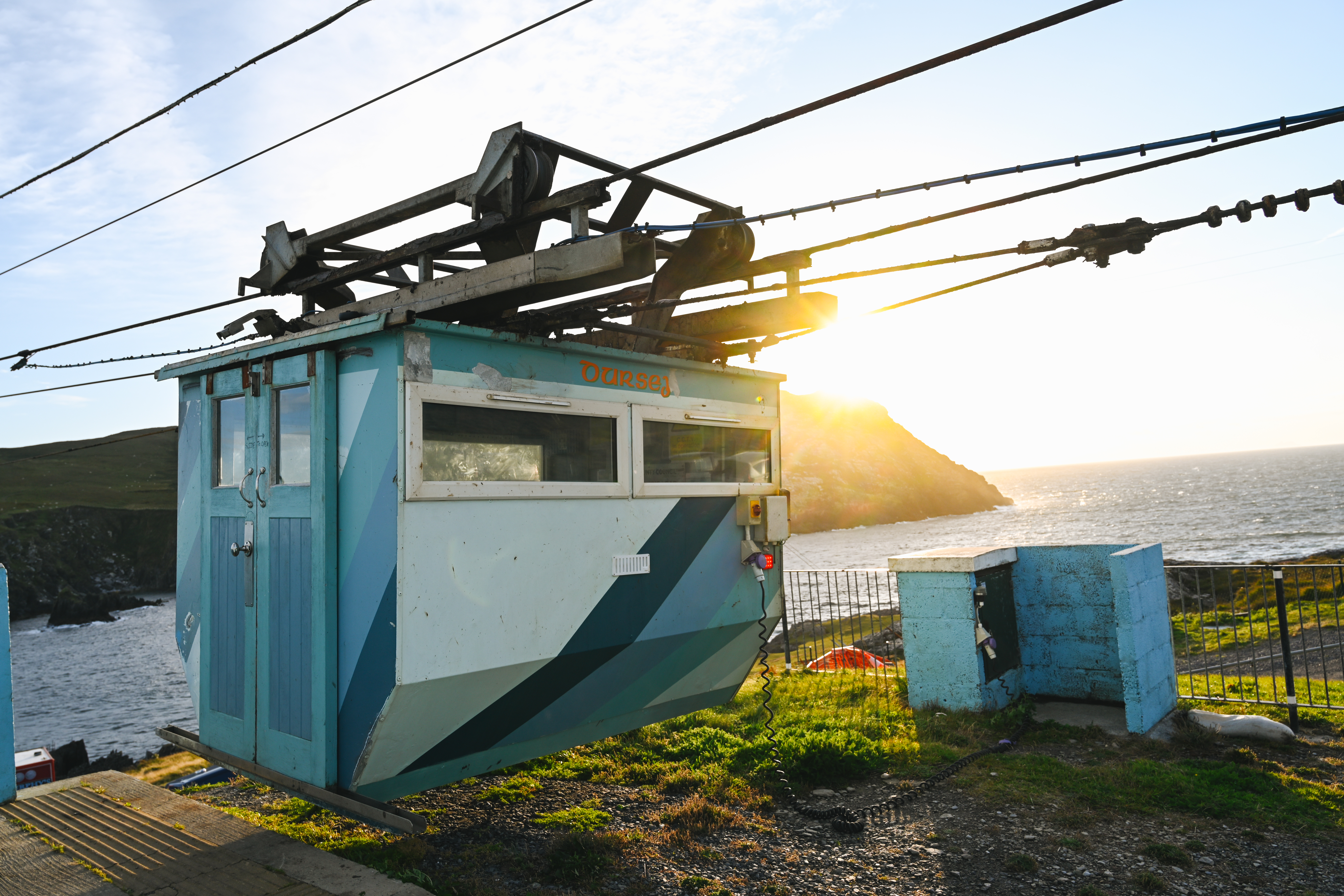 Le téléphérique de l'île de Dursey, comté de Cork