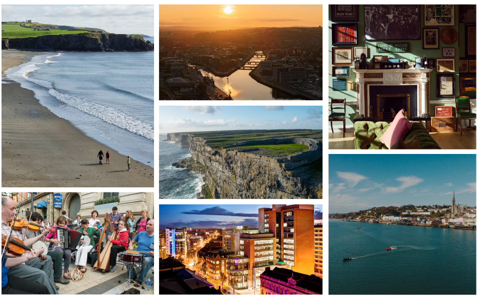 Les news de l'Irlande Hero collage of images relating to Ireland updates