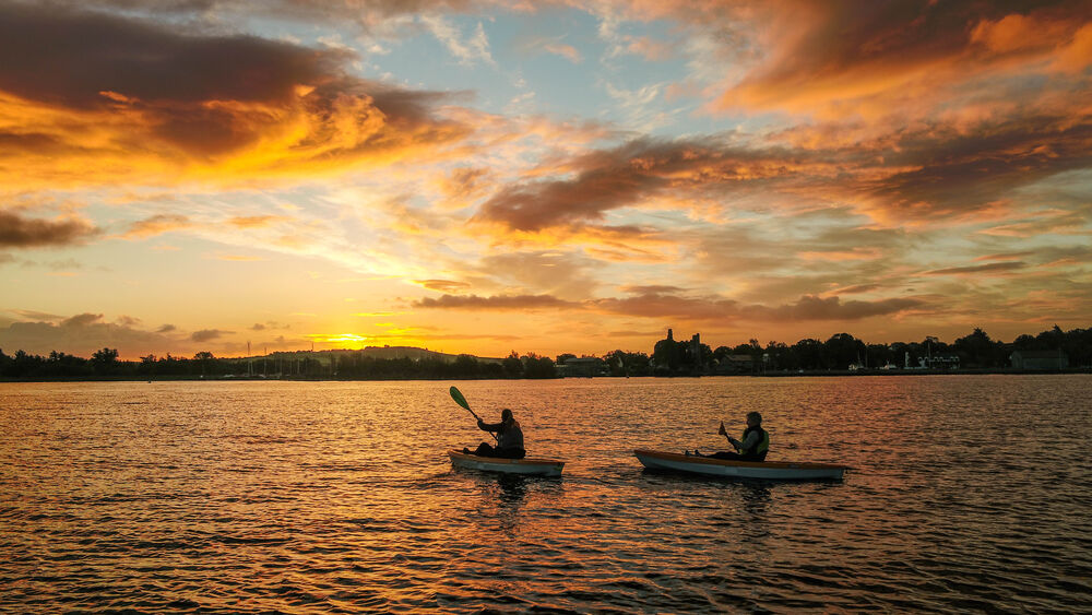 Image of people Kayaking in Lough Derg 