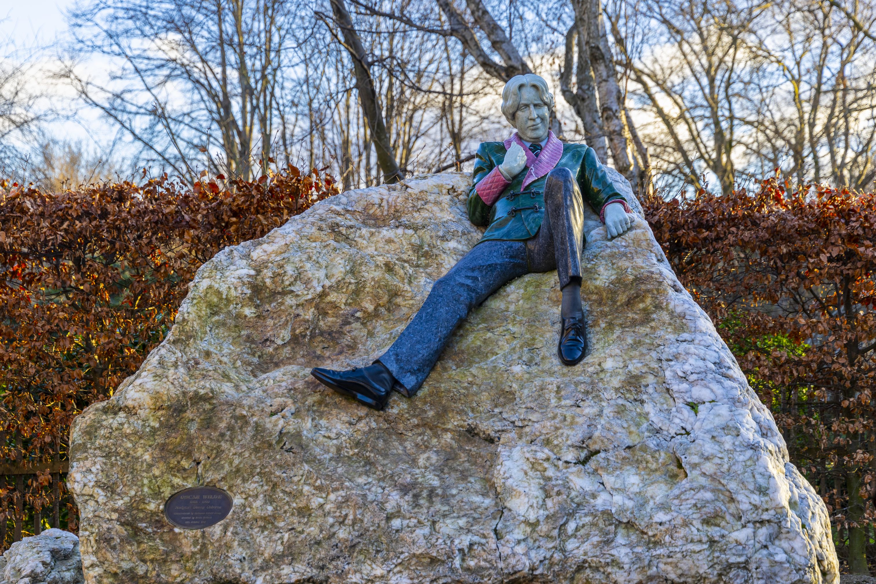 Oscar Wilde Statue, Merrion Square Park Dublin