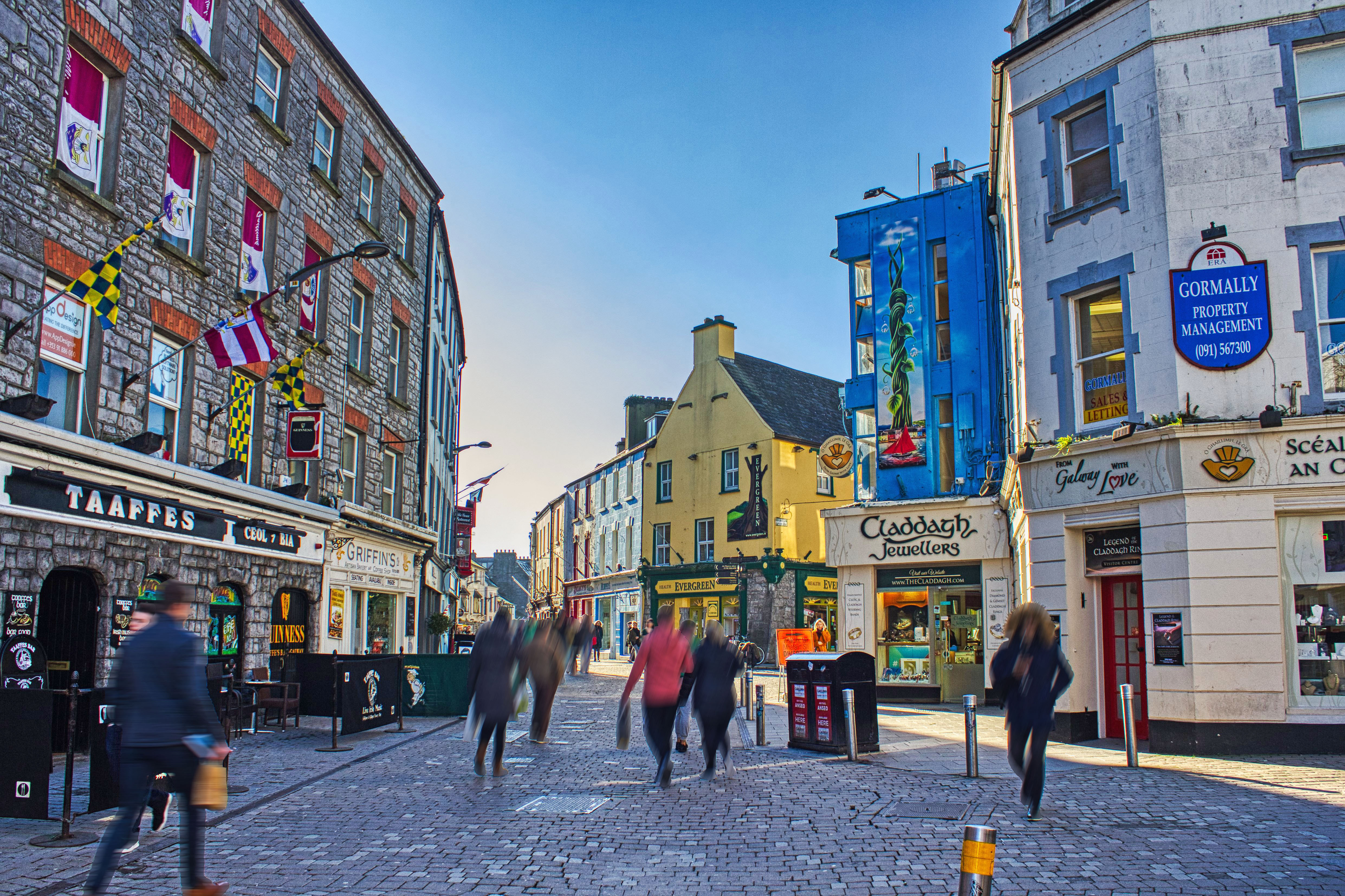 Image of the Shop Street, Galway City