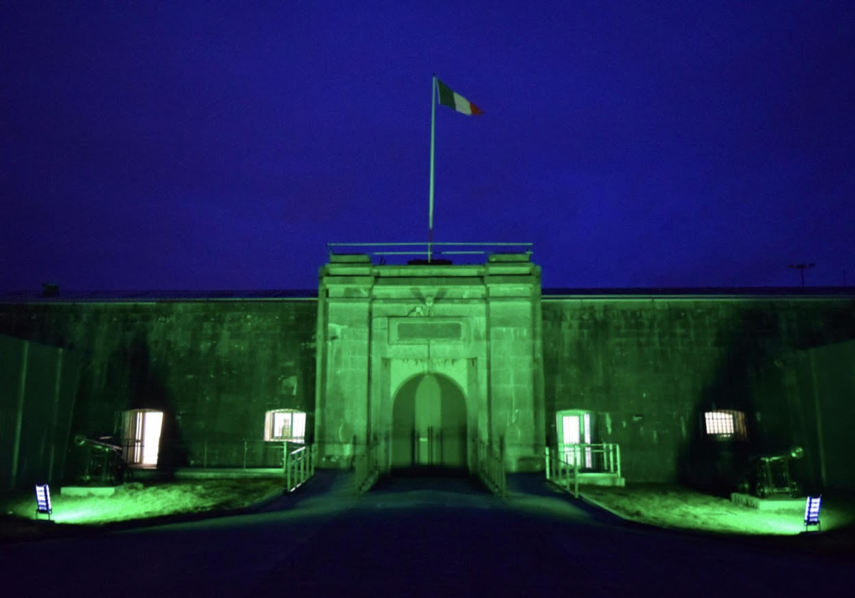Spike Island Entrance, Cork, Greening_TI72MSJ Eingang zur Spike Island