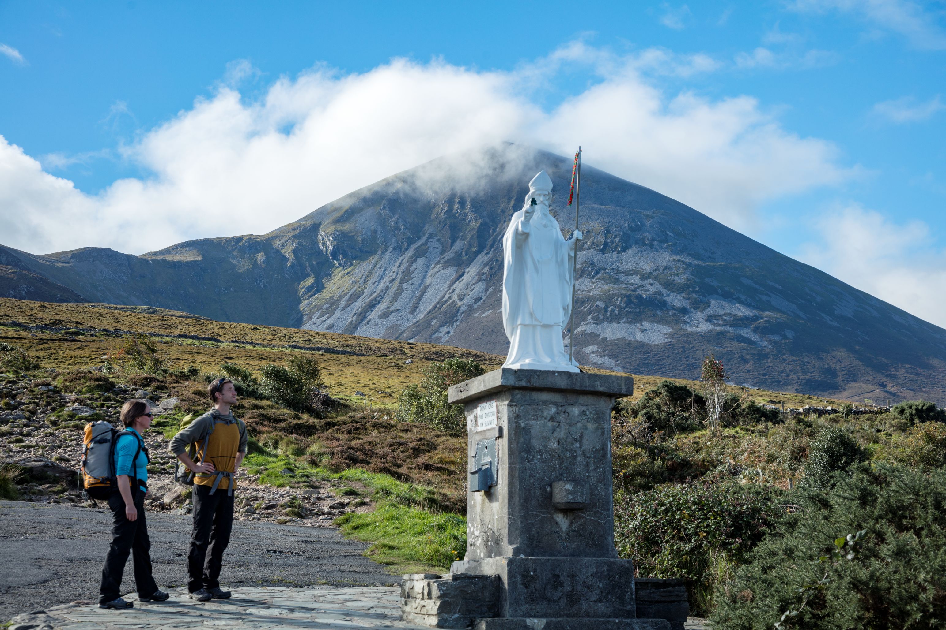 Image of St Patrick Statue,  Croagh Patrick, Co Mayo