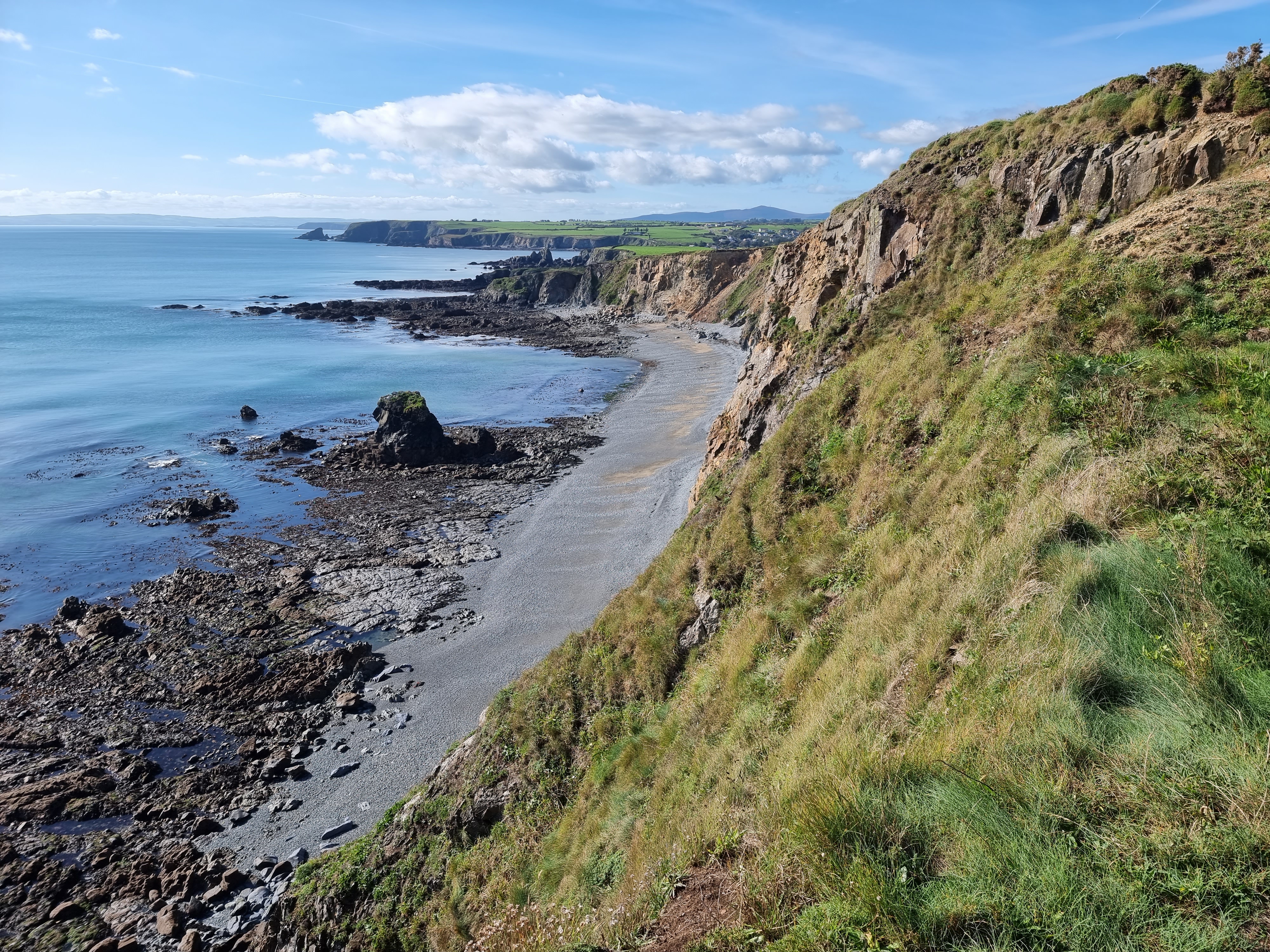 Tankardstown Beach, Co. Waterford.jpg_TI72N4T Der Strand von Tankardstown an der Copper Coast