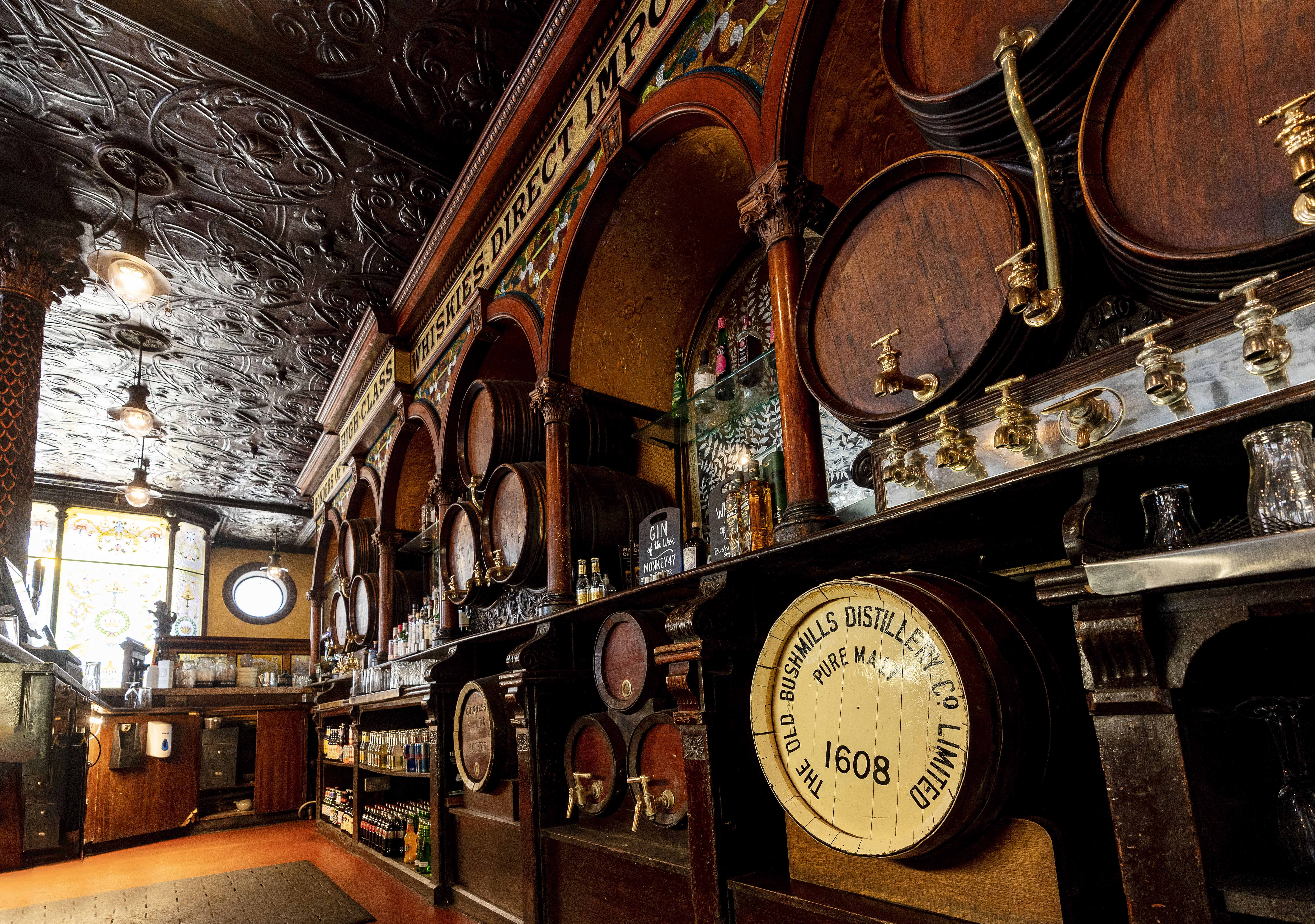The Crown Liquor Saloon, Belfast, comté d'Antrim