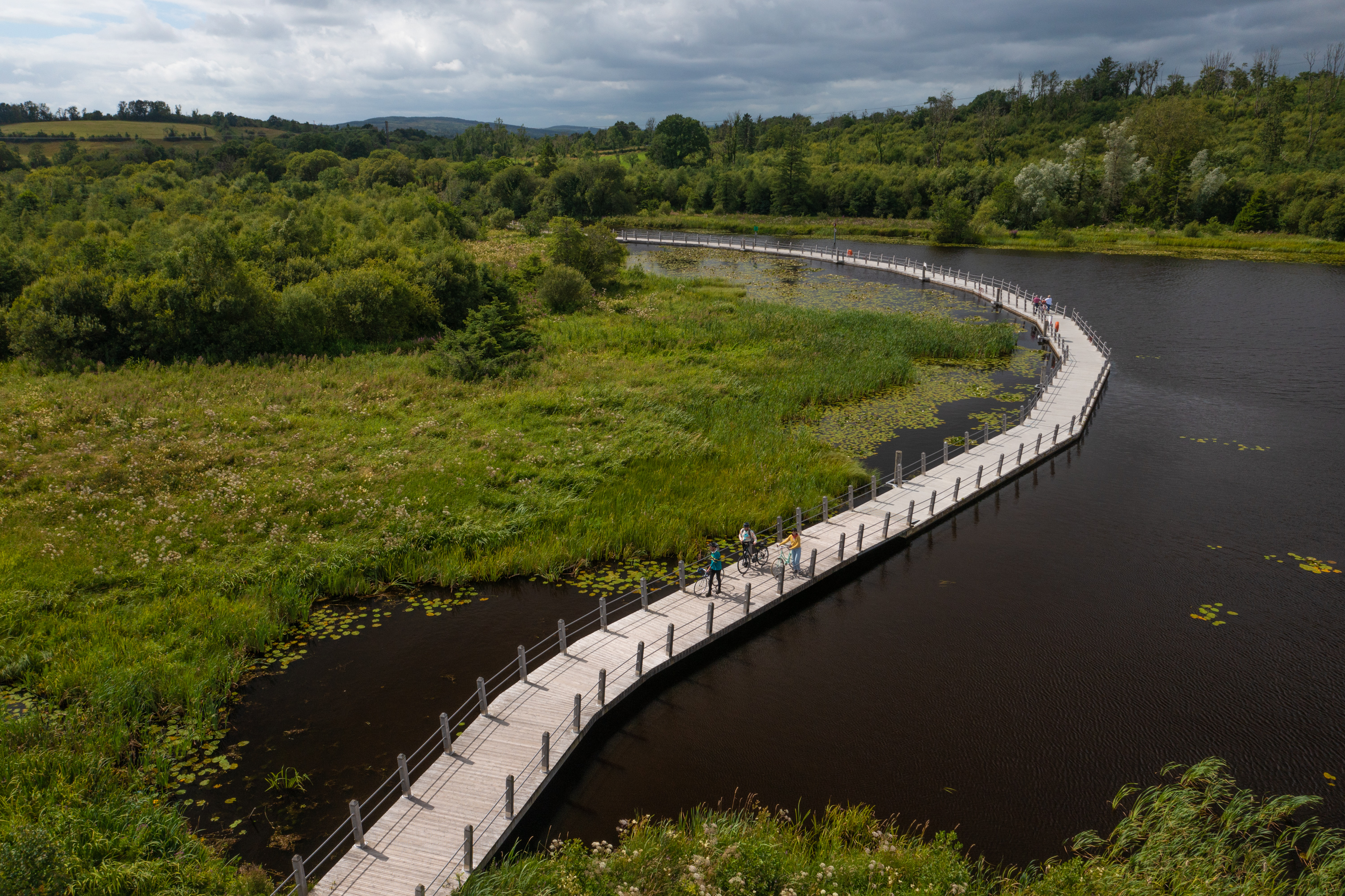 Acres Lake, Floating Boardwalk, Drumshambo, Co Leitrim