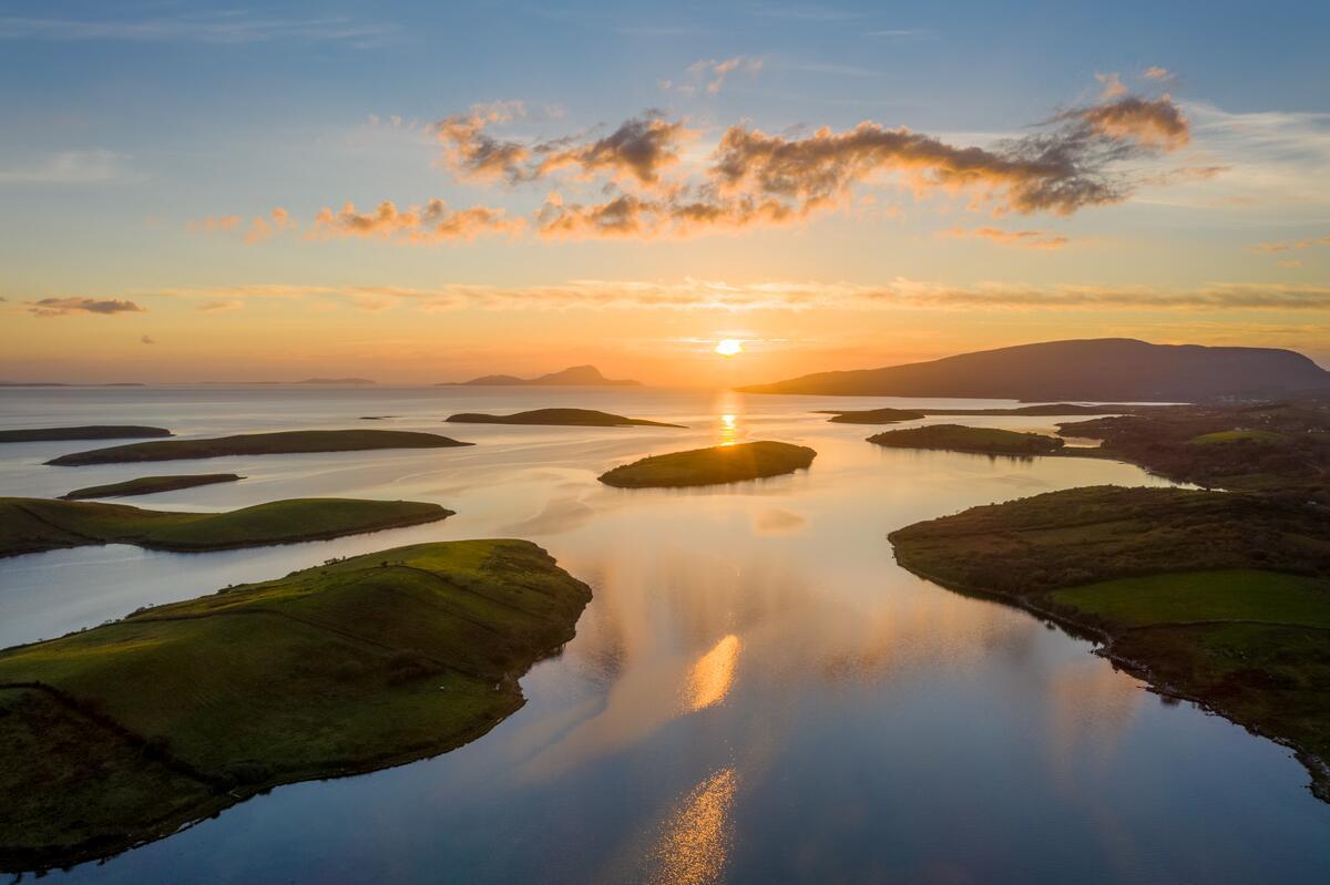 Aerial of Clew Bay, Co. Mayo Aerial of Clew Bay, Co. Mayo