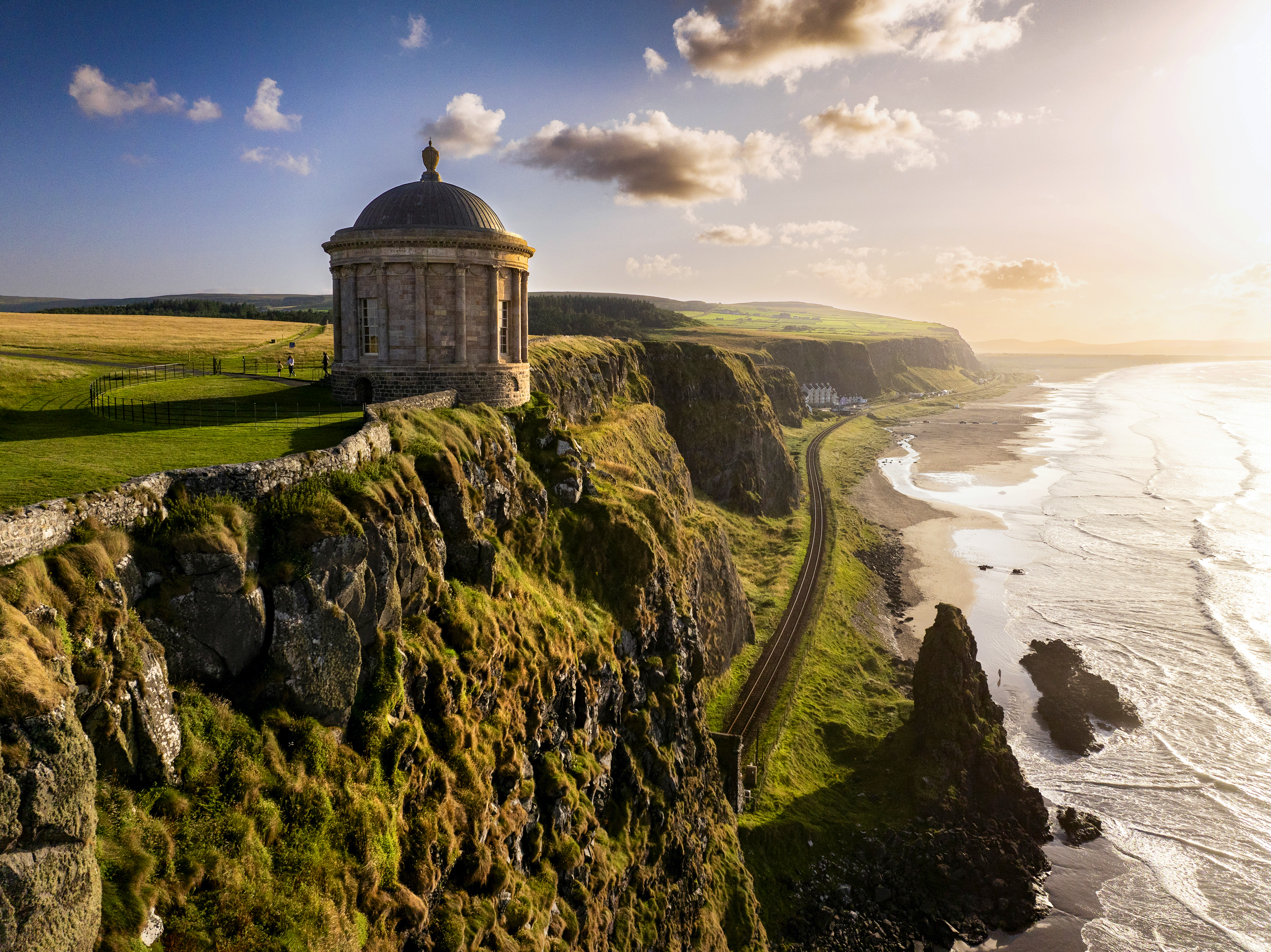 Mussenden Temple & Downhill Beach, Co Londonderry