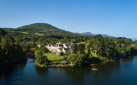 sheen falls lodge summer exterior